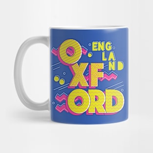 Retro 90s Oxford, England Mug